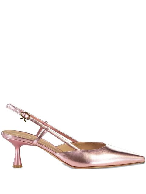 Gianvito Rossi 55mm Ascent leather pumps - Pink - zdjęcie produktu nr 1