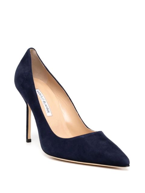 Manolo Blahnik pointed toe pumps - Blue