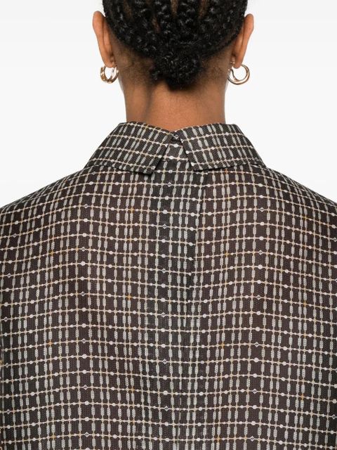 FENDI printed blouse - Brown