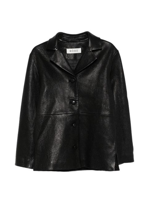 Róhe buttoned panelled coat - Black - zdjęcie produktu nr 1