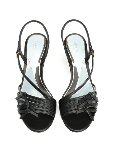 Valentino Garavani Nodine 55 knot-detail strapped sandals - Black