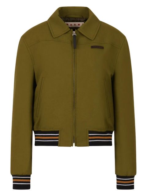 Marni striped ribbed jacket - Green - zdjęcie produktu nr 1