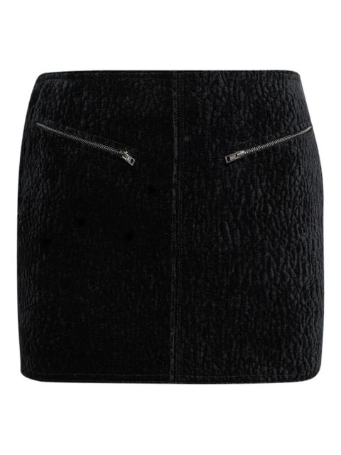 Alexander Wang zip-pockets mini skirt - Black