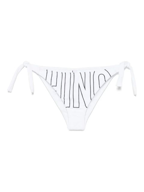 Moschino Rubber Logo bikini bottoms - White - zdjęcie produktu nr 1