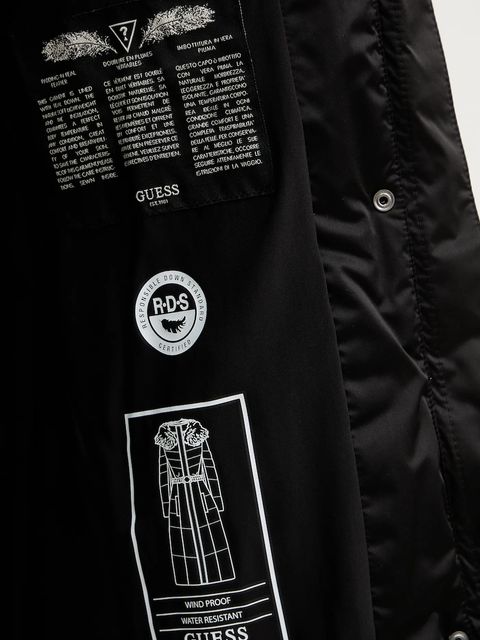 Guess kurtka puchowa MARINA kolor czarny W5BL29 W2802