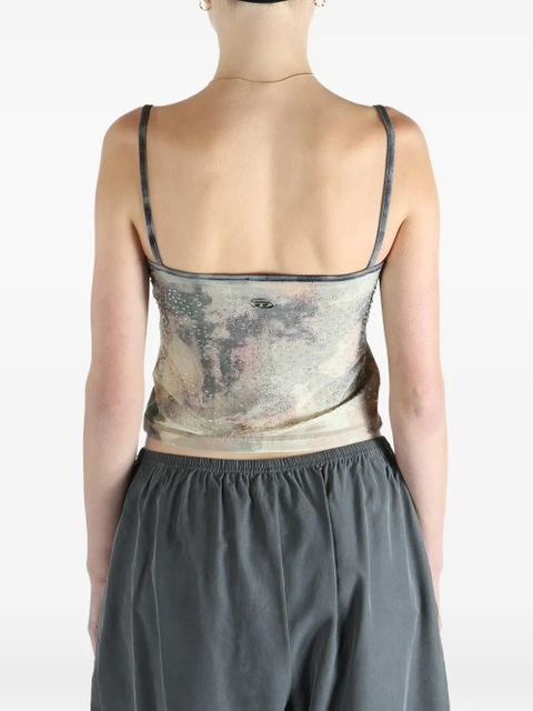 Diesel embellished top - Neutrals
