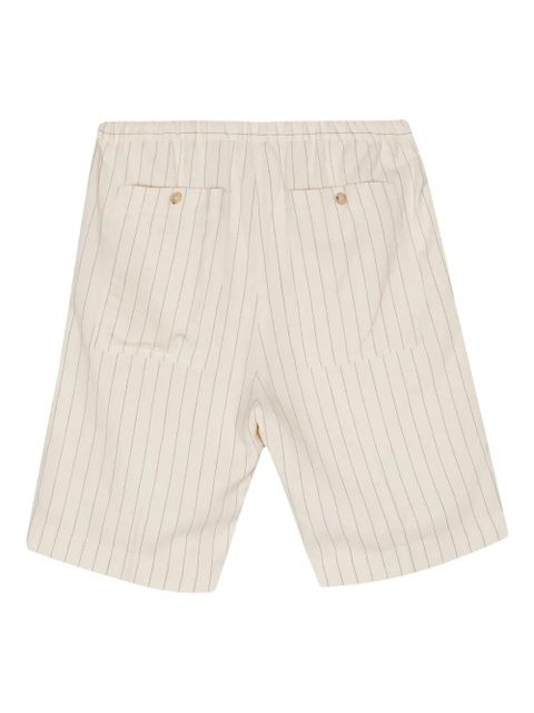 TOTEME drawstring-waist pinstripe shorts - Neutrals - zdjęcie produktu nr 2