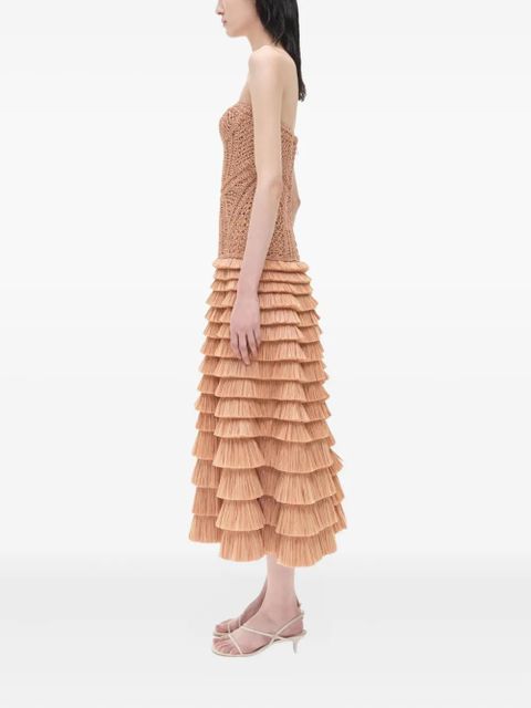 Simkhai Santana midi dress - Neutrals