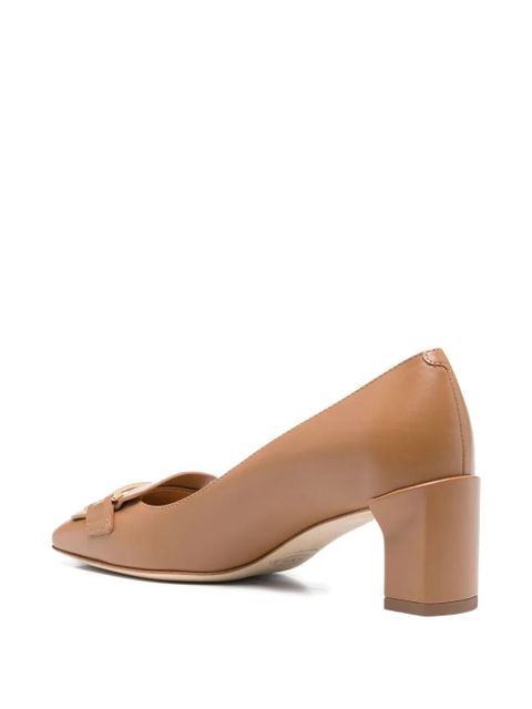 Tod's 55mm buckle-detail pumps - Brown