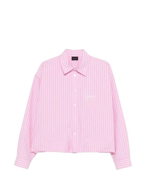 Balenciaga striped-pattern shirt - Pink - zdjęcie produktu nr 1