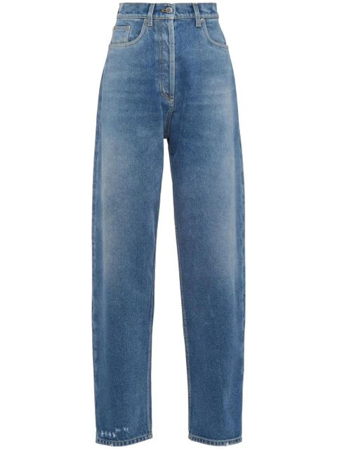 Prada high-rise straight-leg jeans - Blue - zdjęcie produktu nr 1