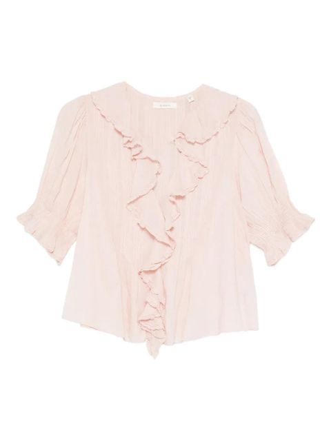 DÔEN Henri ruffled blouse - Pink - zdjęcie produktu nr 1