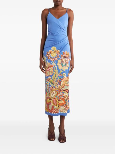 ETRO printed dress - Blue