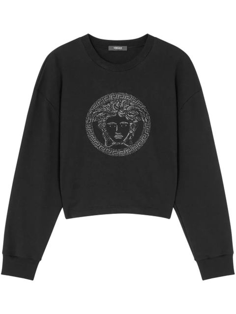 Versace Medusa-embellished sweatshirt - Black - zdjęcie produktu nr 1