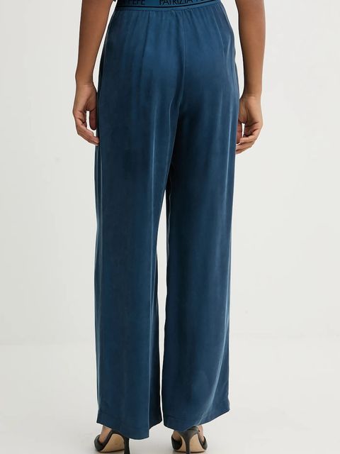 Patrizia Pepe spodnie damskie kolor niebieski proste high waist 8P0778 A704