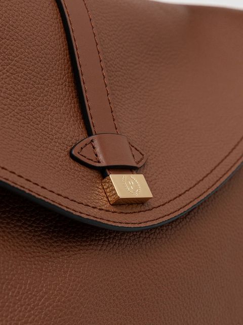 Pollini torebka skórzana kolor brązowy PC4402PP0N QA1 - zdjęcie produktu nr 2