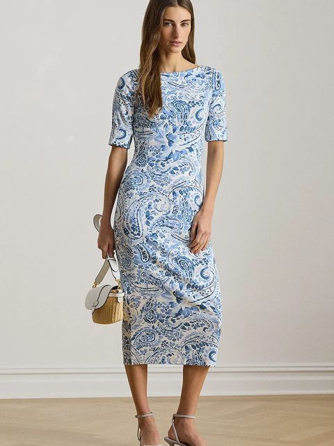 Lauren Ralph Lauren sukienka bawełniana - zdjęcie produktu nr 1