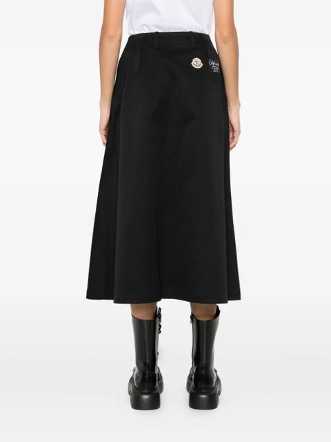 Moncler pleated midi skirt - Black - zdjęcie produktu nr 2