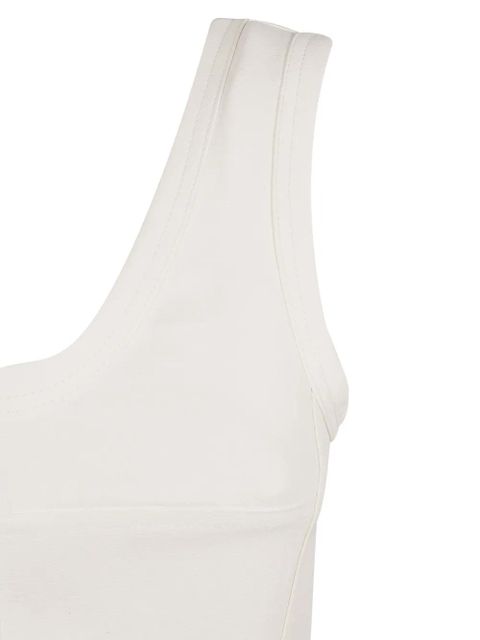 Jil Sander panelled sleeveless mini dress - Neutrals
