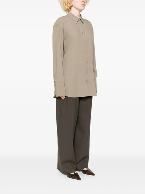 TOTEME Classic Tuxedo button-down shirt - Neutrals