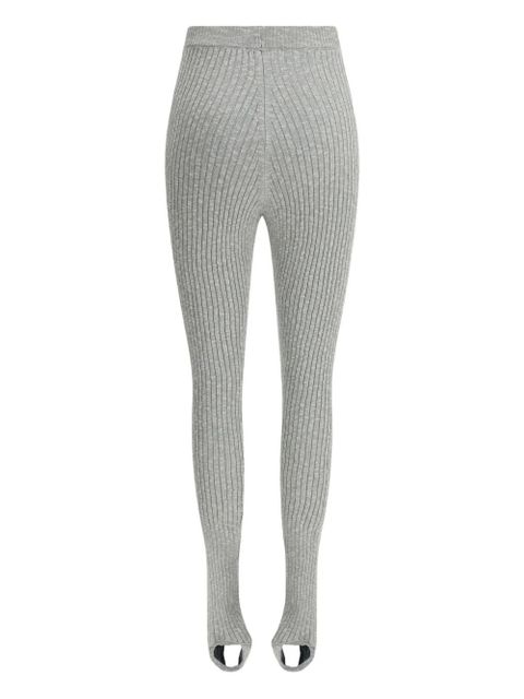 Magda Butrym ribbed split-hem trousers - Grey - zdjęcie produktu nr 2
