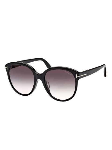 TOM FORD Eyewear round-frame sunglasses - Black - zdjęcie produktu nr 2