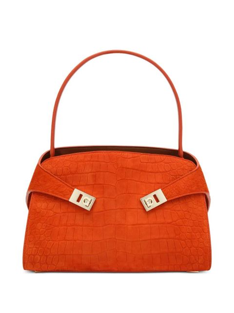 Ferragamo medium Hug shoulder bag - Orange - zdjęcie produktu nr 1