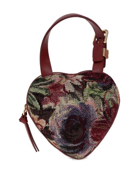 GANNI nano Tapestry tote bag - Red