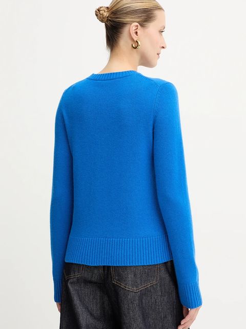 MAX&Co. sweter wełniany damski kolor niebieski lekki 2528366032200