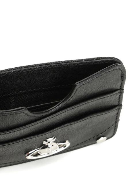 Vivienne Westwood Half Moon card holder - Black
