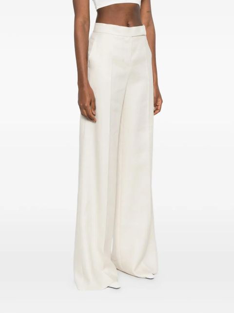Max Mara Mxmbadesse pleated palazzo pants - Neutrals