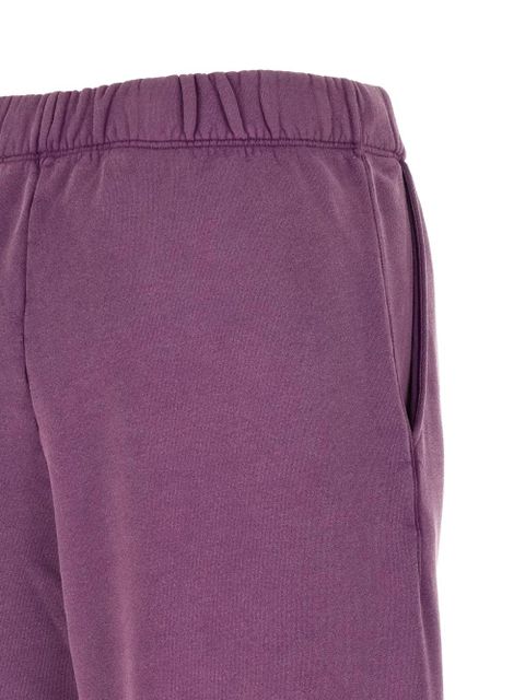 The Attico logo-embroidered track pants - Purple