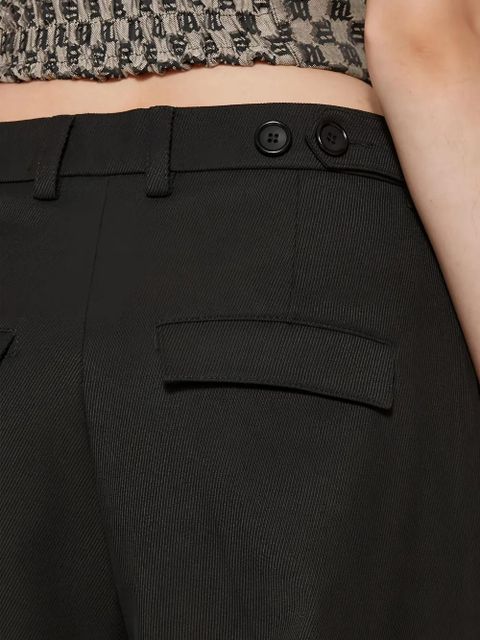 MISBHV zip fastening tailored trousers - Black