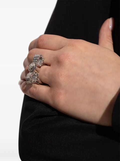 Versace Medusa chain ring - Silver