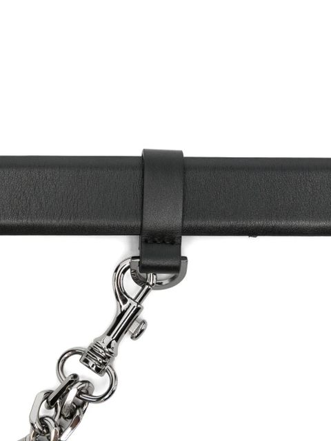 The Attico chain-detail belt - Black - zdjęcie produktu nr 2