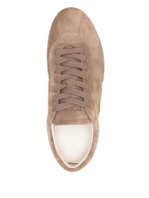 Tod's laced low-top sneakers - Brown