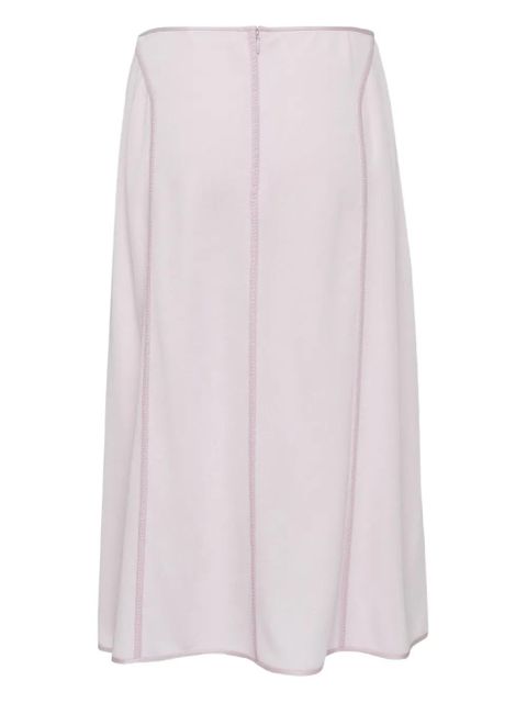 Jil Sander panelled crepe skirt - Pink - zdjęcie produktu nr 2