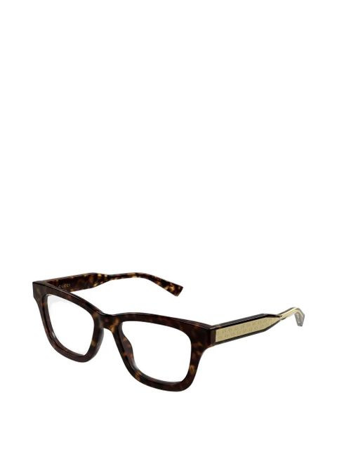 Gucci Eyewear square-frame glasses - Brown - zdjęcie produktu nr 2