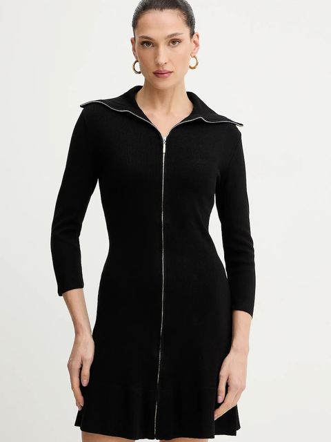 Morgan sukienka kolor czarny mini dopasowana RMVALA - zdjęcie produktu nr 1