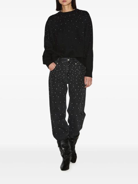 MARANT ÉTOILE Riseda studded sweatshirt - Black - zdjęcie produktu nr 2