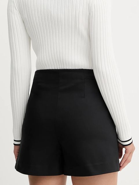 Morgan szorty SHICK damskie kolor czarny wzorzyste high waist SHICK