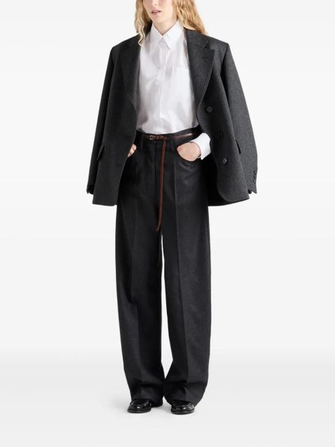 Prada embroidered patch pocket shirt - White - zdjęcie produktu nr 2