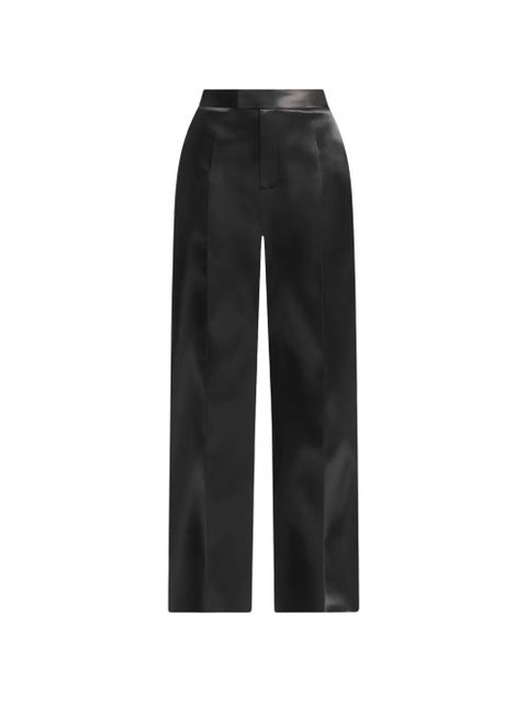 Manière De Voir Bella satin tailored trousers - Black - zdjęcie produktu nr 1