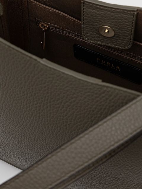 Furla torebka skórzana kolor zielony WB01373.HSF000.2810S - zdjęcie produktu nr 2