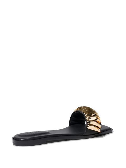 Simkhai Ripple flat sandals - Black