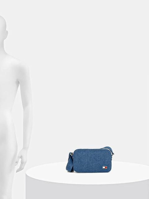 Tommy Jeans torebka jeansowa kolor granatowy AW0AW17874