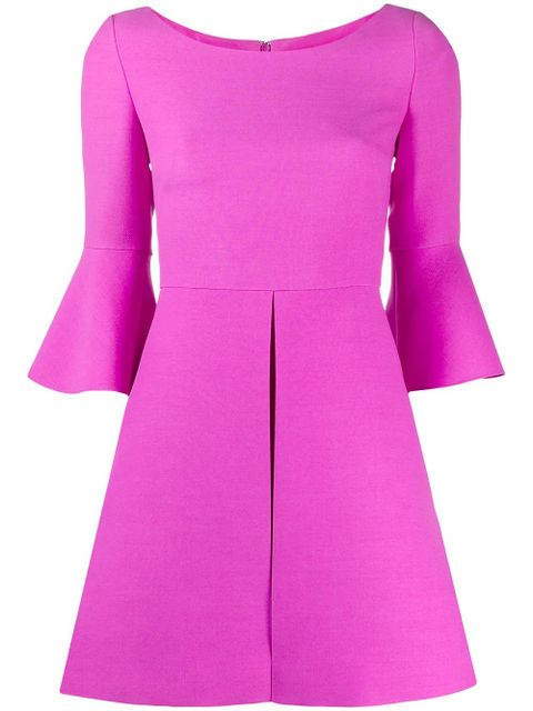 Valentino Garavani flared sleeves mini dress - Purple - zdjęcie produktu nr 1