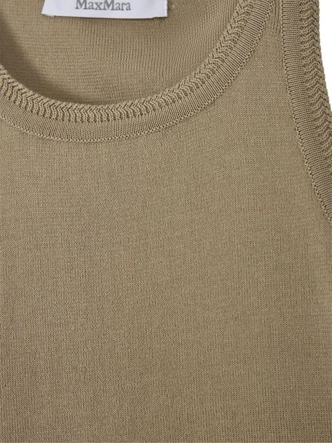 Max Mara Arnes sleeveless top - Neutrals