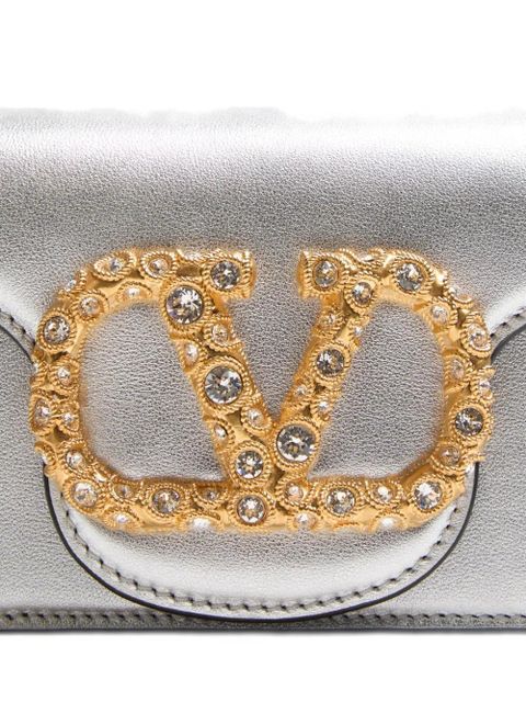 Valentino Garavani small Locò tote bag - Silver