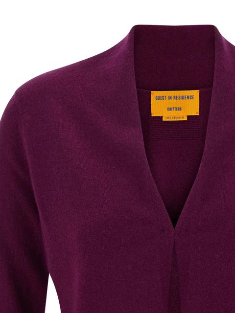 Guest In Residence Stealth cashmere cardigan - Purple